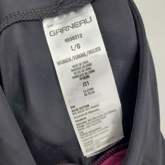 Louis Garneau Women's Gel Padded Seat Spandex Cycling Shorts Large - Picture 4 of 7